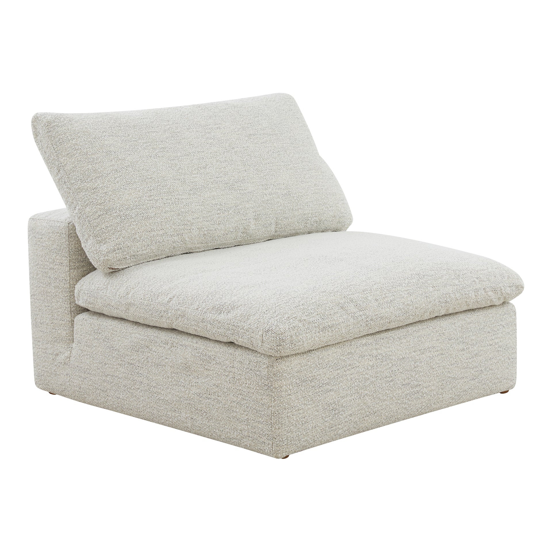 Rigel Slipper Chair, Stain-Resistant NeverFear Fabric, Coastside Sand