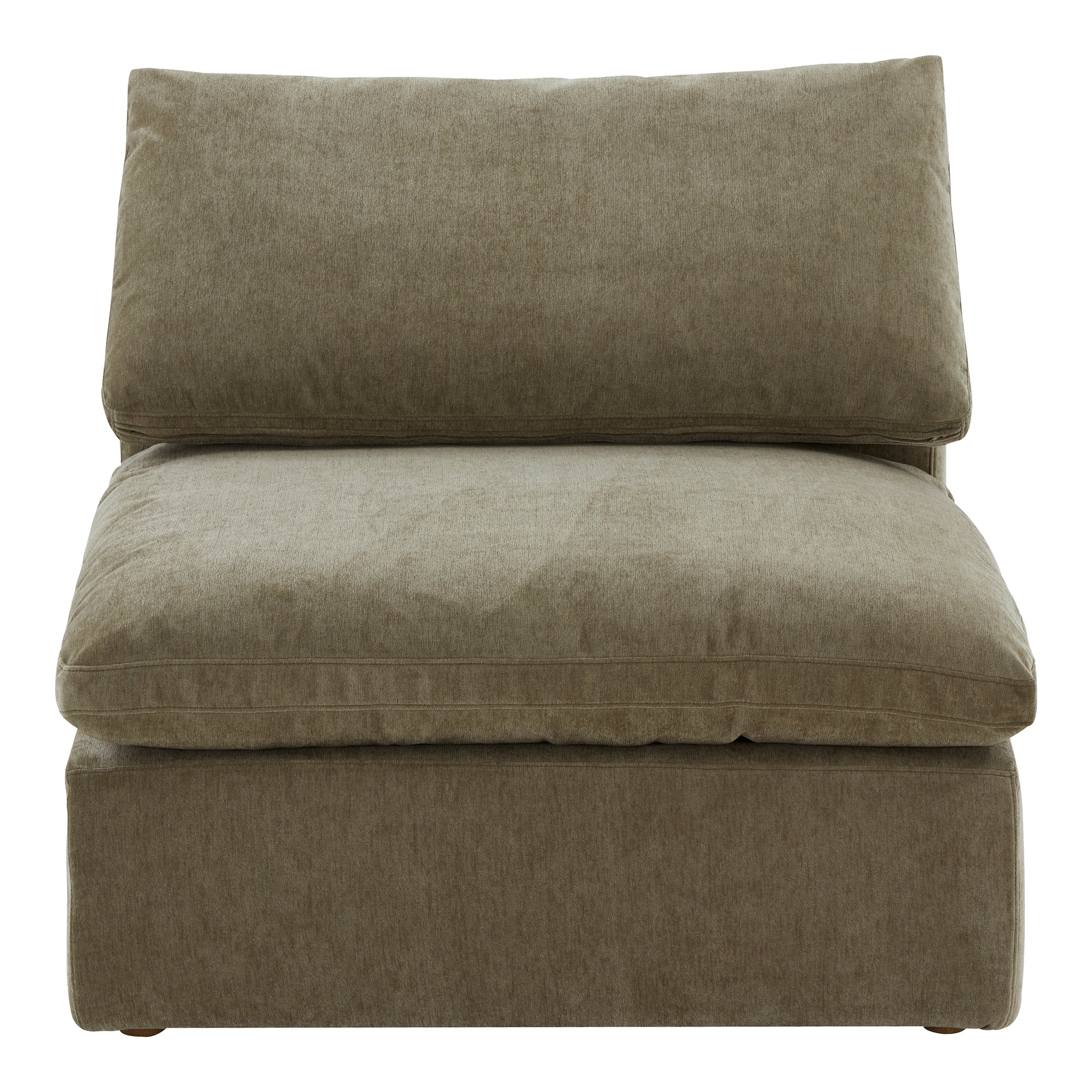 Jeremy, Slipper Chair Resist Performance Fabric Plywood Frame, Desert Sage