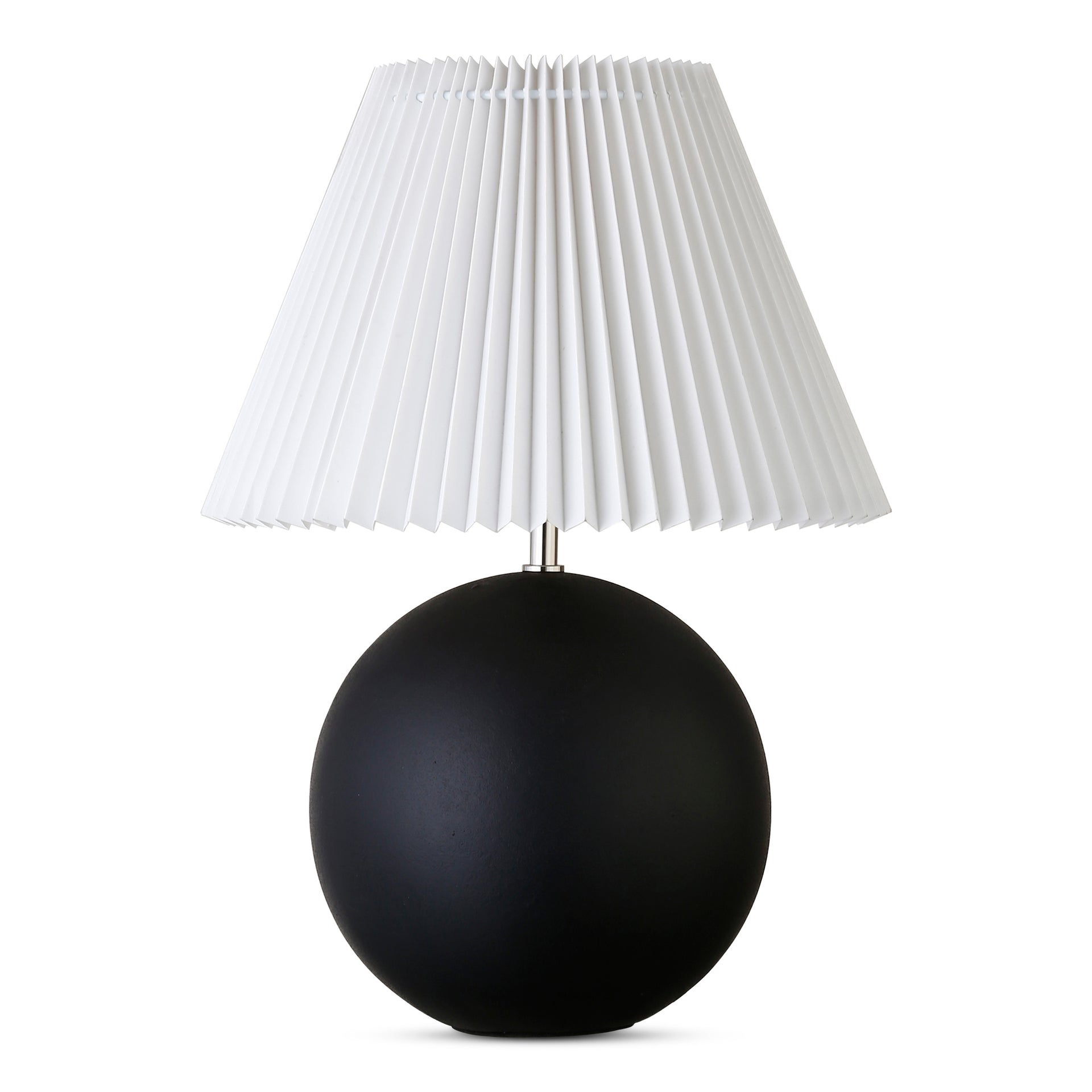Zariah - Polyresin Base with Fabric Shade Table Lamp in Black