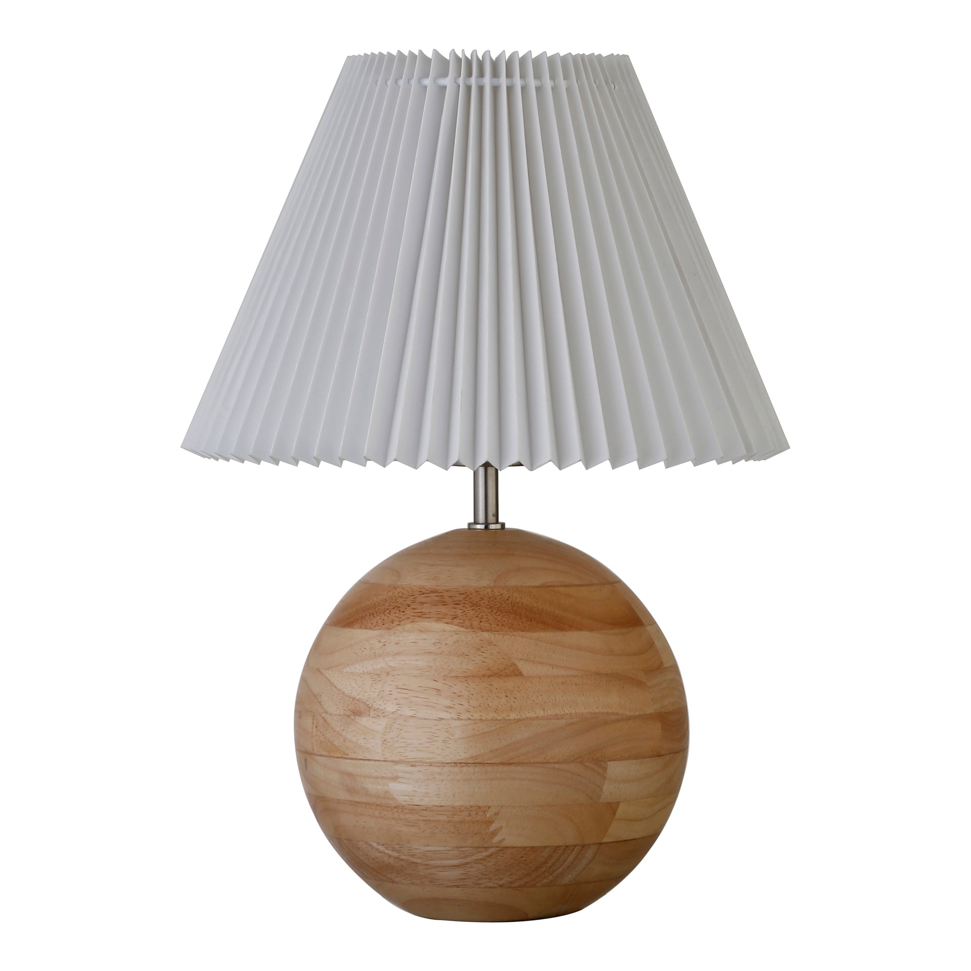 Zariah - Wood Base with Fabric Shade Table Lamp in Natural