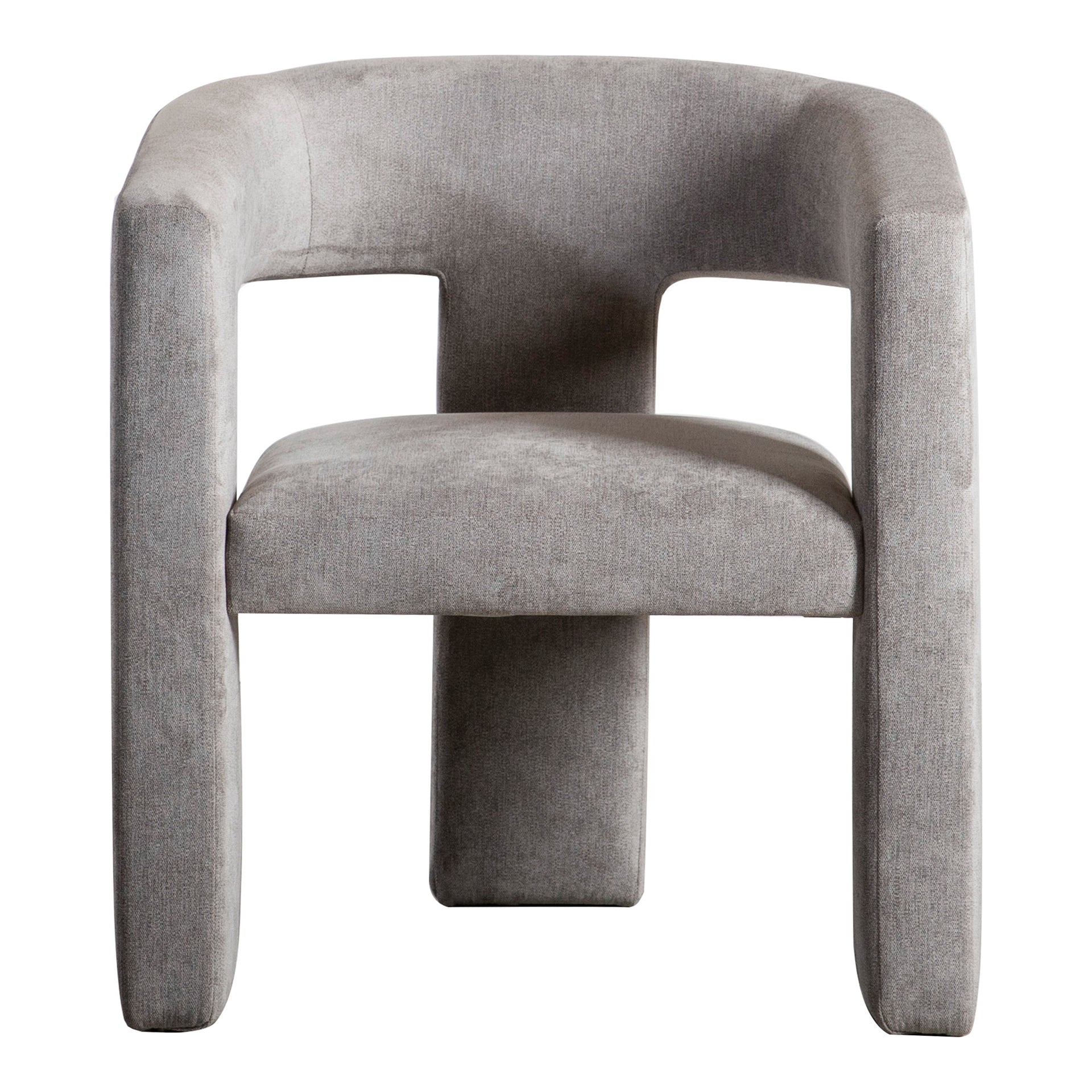 Ryder Accent Chair, Contemporary Soft Upholstery, Medium Density Foam, Plywood Frame, Grey